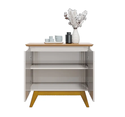 Imagen 2 del producto BUFFET CLASSIC 64333 0.85 PUERTAS BLANCO/CARAMELO