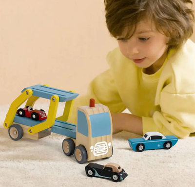 Imagen 2 del producto DIDACTICO CAMION REMOLCADOR DE AUTOS