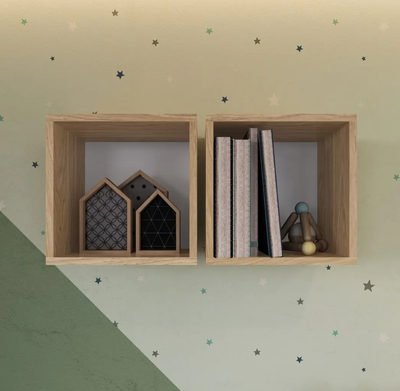 Imagen 2 del producto REPISA CUADRADA HONEY CAFE BLANCO