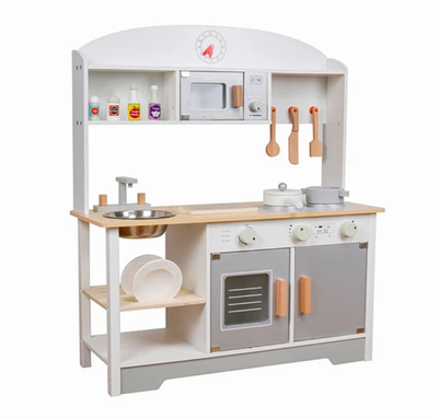 COCINA MONTESSORI BLANCA +ACCESORIOS