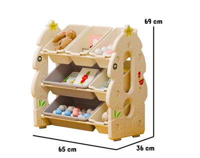 Imagen 2 del producto ESTANTE BLANCO SUNNY 7 CAJAS