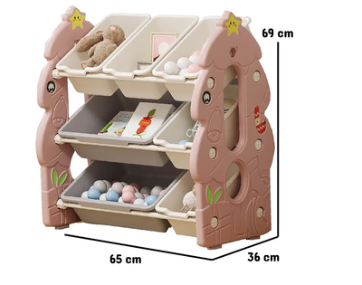 Imagen 2 del producto ESTANTE ROSADO SUNNY 7 CAJAS