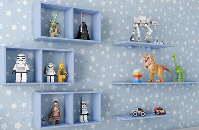 Imagen 2 del producto REPISAS KIDS 60 AZUL PACKx2