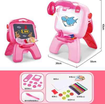 Imagen 2 del producto PIZARRA LUMINOSA LEARNING ROSADA 4 EN 1