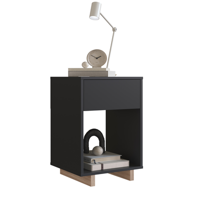 Imagen 2 del producto VELADOR 1 CAJON NEGRO NOMAD EMOVELL