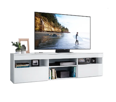 Imagen 2 del producto RACK PARIS CON 2 PUERTAS BLANCO