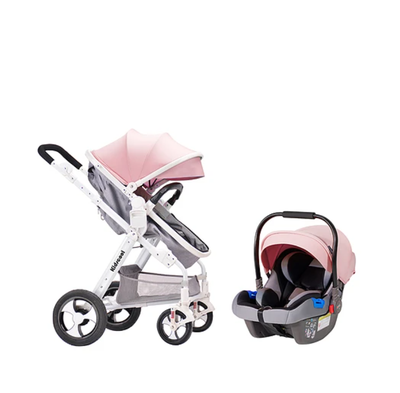 Imagen 2 del producto COCHE CUNA TRAVEL SYSTEM ROSADO