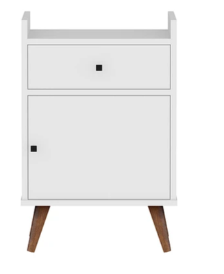 Imagen 1 del producto VELADOR CON PUERTA BE BLANCO