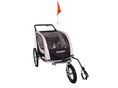 Imagen 2 del producto CARRITO JOGGER BABY TRAILER PARA 2 NIÑOS NEGRO