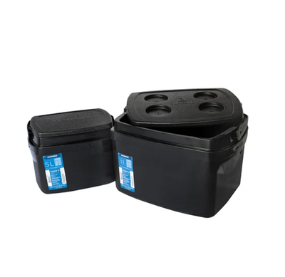 SET 2 COOLER NEGRO 12L Y 5L