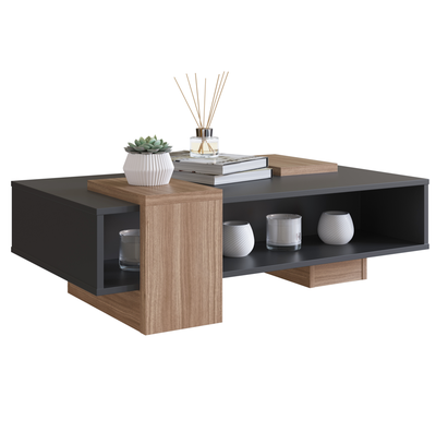 Imagen 2 del producto MESA DE CENTRO NEGRO CASTAÑO SENSE EMOVELL