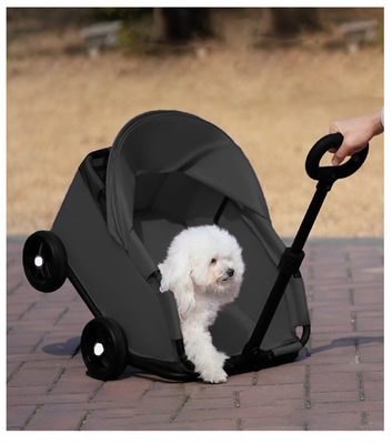 Imagen 2 del producto Carro Plegable Para Mascota Black