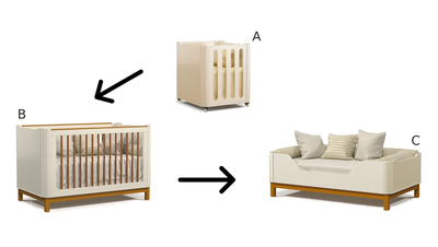 Imagen 2 del producto CUNA FLOW 3 EN 1 BEIGE ECO WOOD