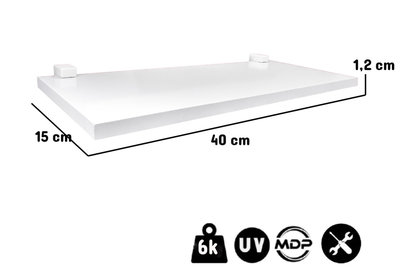 Imagen 2 del producto REPISAS KIDS 40 BLANCO PACKx2
