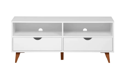 RACK TV BLOCK GLT/BLANC