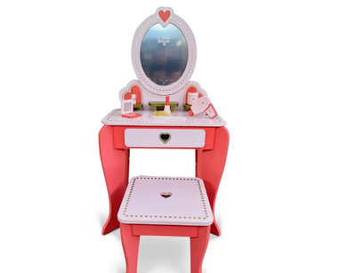 Imagen 2 del producto TOCADOR LOVE ROSADO CON ACCESORIOS