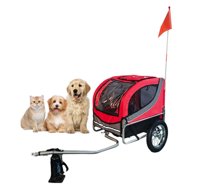 CARRITO BABY TRAILER PARA PETS ROJO