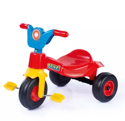 TRICICLO PEDALES CITY ROJO