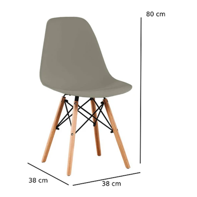 Imagen 2 del producto SILLA INFANTIL EAMES GRIS