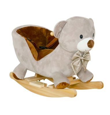 Imagen 1 del producto MECEDORA OSITO CON CINTURON DE SEGURIDAD