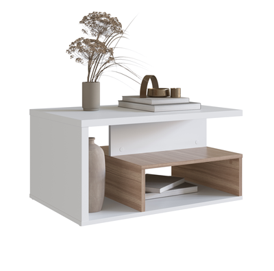 Imagen 2 del producto MESA DE CENTRO BLANCO CASTAÑO LINEA EMOVELL