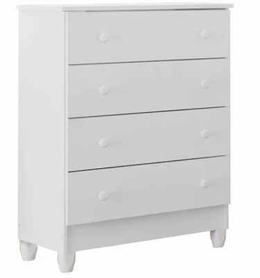 Imagen 1 del producto COMODA BLANCO MEL 4 CAJONES 