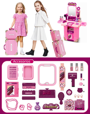 Imagen 2 del producto JUEGO MALETA TOCADOR DE BELLEZA 