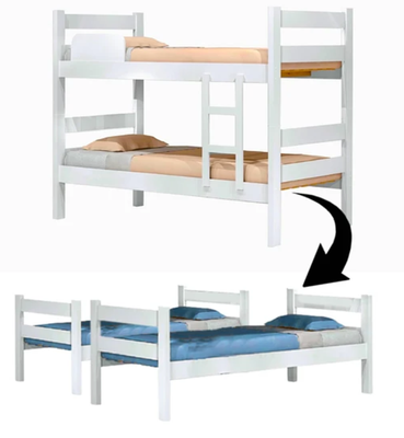 Imagen 2 del producto Camarote Prisma 1 Plaza 0.90x1.90 Blanco