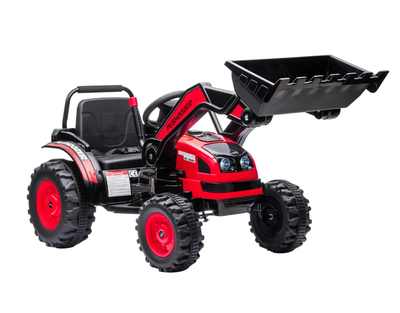 RETROEXCAVADORA BATERIA ROJA