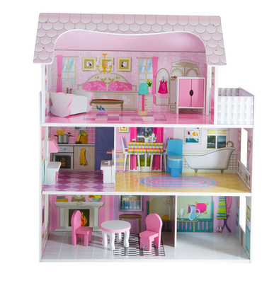 Imagen 2 del producto CASA DE MUÑECA MADERA CON ACCESORIOS