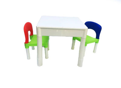 Imagen 2 del producto SET MESA BLOCK MULTICOLOR CON 2 SILLAS