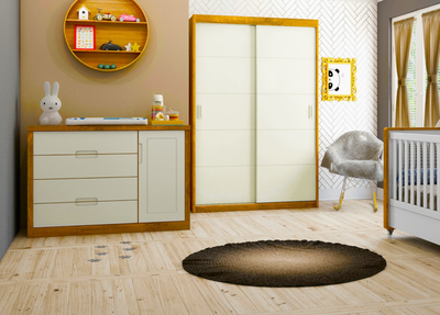 Imagen 2 del producto COMODA TUTTO CON PUERTA BEIGE CARAMELO