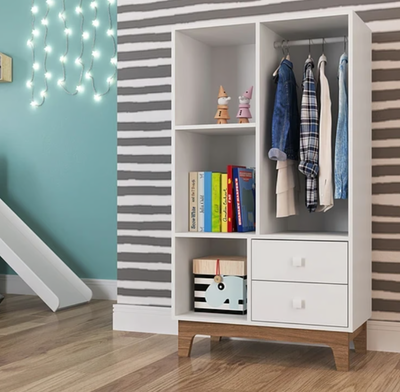 Imagen 2 del producto ROPERO ORG 2 CAJONES BLANCA RETRO HARMONY