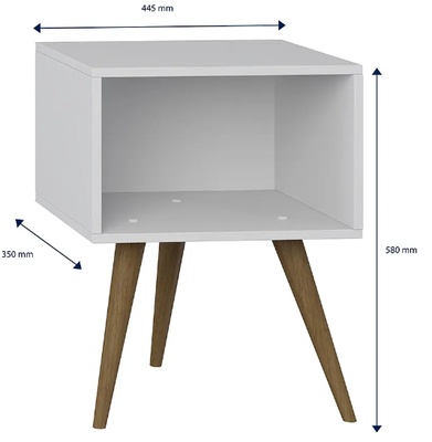 Imagen 2 del producto MESA LATERAL TOLEDO BLANCO