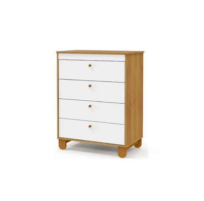 COMODA ZUPI BLANCA CARAMELO