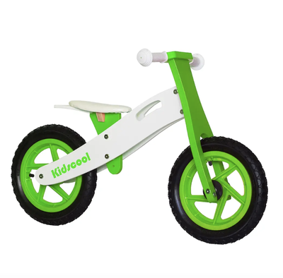 BICICLETA MADERA NEW RIDERS GREEN/WHITE