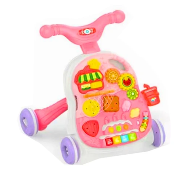 CAMINADOR MULTIFUNCION 4 EN 1 ROSADO