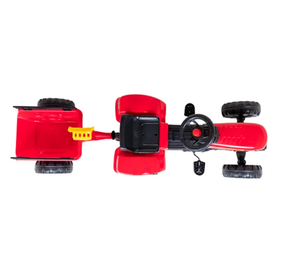 Imagen 2 del producto TRACTOR C/CARRO ROJO KIDSCOO