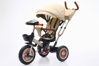 TRICICLO MULTIFUNCION 360 BEIGE