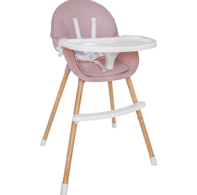 Imagen 2 del producto SILLA DE COMER NIZA ROSADA