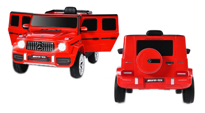 Imagen 2 del producto AUTO A BATERIA JEEP MERCEDES G63 ROJO