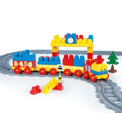 BLOCKS SET DE TREN 89 PCS