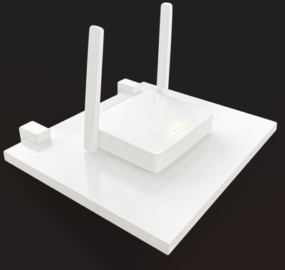 Imagen 2 del producto REPISAS BLANCO ROUTER PACK x2