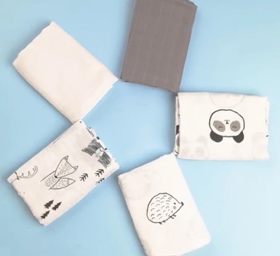 Imagen 2 del producto SET TOALLAS ECO BEBÉ BAMBU BLANCO 5 UN