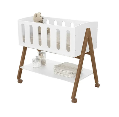 MINI CUNA COLECHO ECO WOOD C/RUEDAS