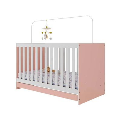 CUNA 3 EN 1 ROSADO NEW