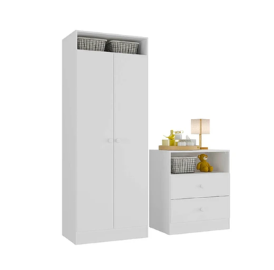 CLOSET + COMODA BLANCA