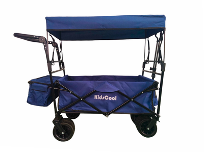 Imagen 2 del producto CARRITO WAGON PLEGABLE CON TECHO AZUL                       