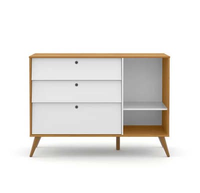 Imagen 2 del producto COMODA CON PUERTA GOLD MIEL/BLANCO