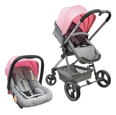 Imagen 2 del producto COCHE CUNA CITY TRAVEL ROSA